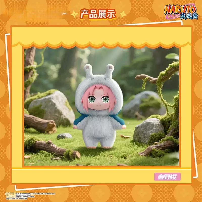 Authentic EAKI Naruto Blind box Shippuden Party Series Stuffed Plush Trendy Ornament Collection Toy Birthday Christmas Gifts
