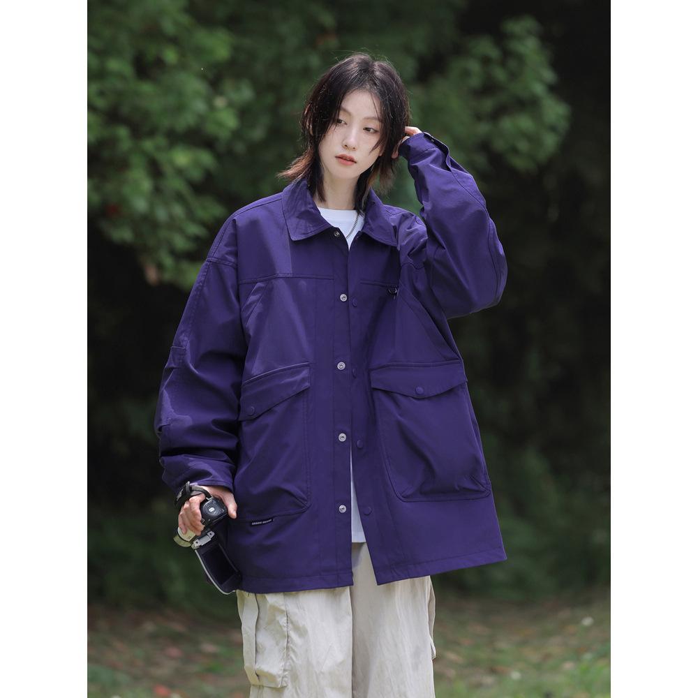 Autumn Anti-splash Jacket Japanese Casual Fashion Hooded Jacket Jacket Shirt Jacket