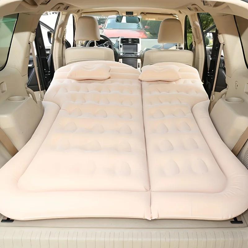 Inflatable Car Travel Bed Camping Mattress With Pillows Mattress SUV Sleeping Pad 175cm*130cm Honeycomb Style Comfort