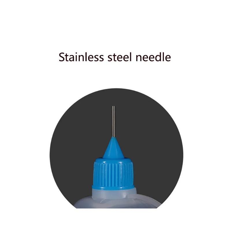 1pc 20-120ml Refillable Dropper Bottles, PE Plastic with Precision Needle Tip, Squeezable Applicator for Oils & Chemicals