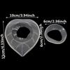 Silicone Waterproof Faucet Drain Mat Compact Non-slip Heart Shaped Bathroom Kitchen Splash Guard Diversion Sleeve Water Catcher