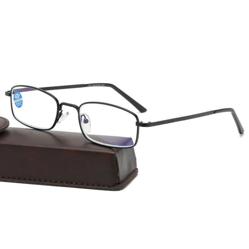 Stylish Black Frame Anti-Blue Light Reading Glasses for Women & Men