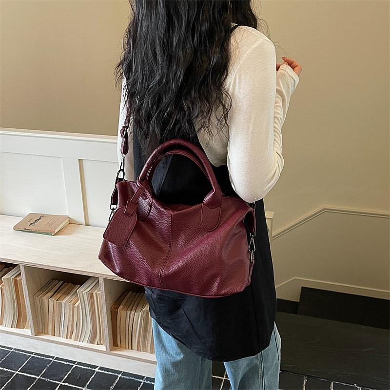 Bolso Tote de Gran Capacidad Bolso de Mano Vintage para Mujer Bolso Cruzado para el Trabajo