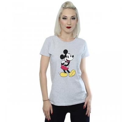 Womens/Ladies Classic Mickey Mouse Heather T-Shirt