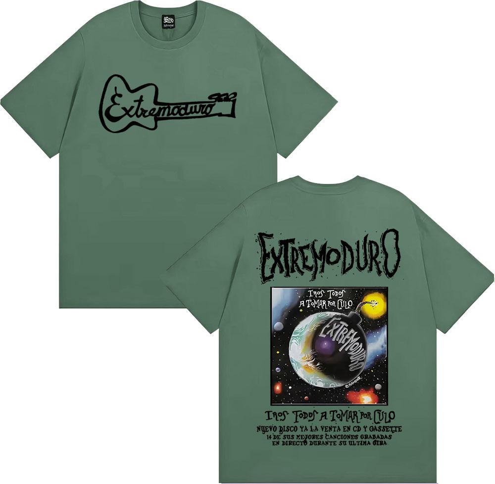 

Rock Band EXTREMODURO Tour 2025 Merch T-shirts Men s Clothing Hip Hop Street Style T Shirt Male Casual Cozy High Quality T-shirt 4XL