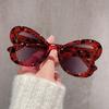 Butterfly Shape Sun Glasses Women Fashion Stylish Colorful Anti-glare Outdoor Sunglasses Hip Hop Club Show Female Sunglass