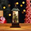 Light-Up Santa Claus Phone Booth Christmas Lantern Ornament