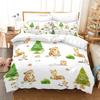 Single_Double Queen King Bedroom Decor Popular Children Cute Animals Bedding Set Cartoon Printed 3d Duvet Cover Set Pillowcase