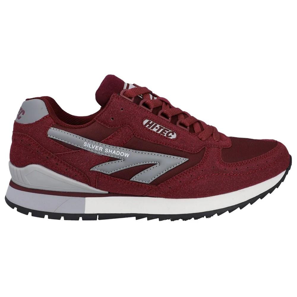 Hi-Tec Mens Silver Shadow Suede Trainers