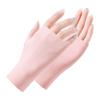 Pro Uv Protection Gloves For Nail Art Gel Nail Lamp Sunscreen Gloves Fingerless Hand Sun Care Thin Cool Ice Silk Silky Sun Glove