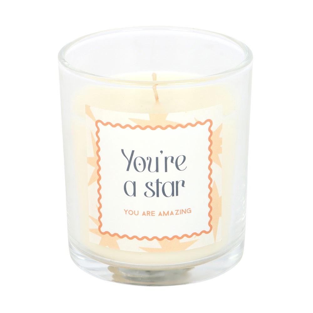Something Different You´re A Star Salted Caramel Scented Candle