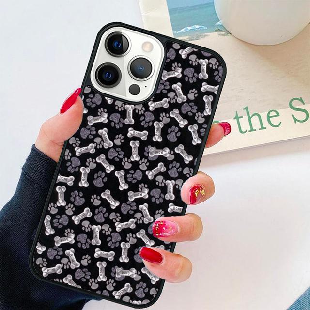 Watercolor Paw Prints Coque Shell For iPhone 17 Air 15 16 Pro Max 14 13 12 11 Pro Max Plus Phone Case Cover