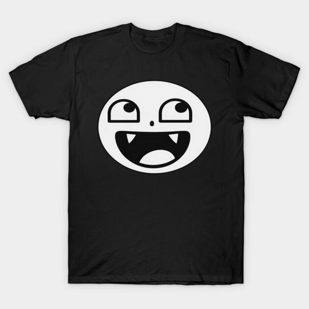 Epic Vampire Face Spooky Horror Retro Halloween Meme Graphic Tee