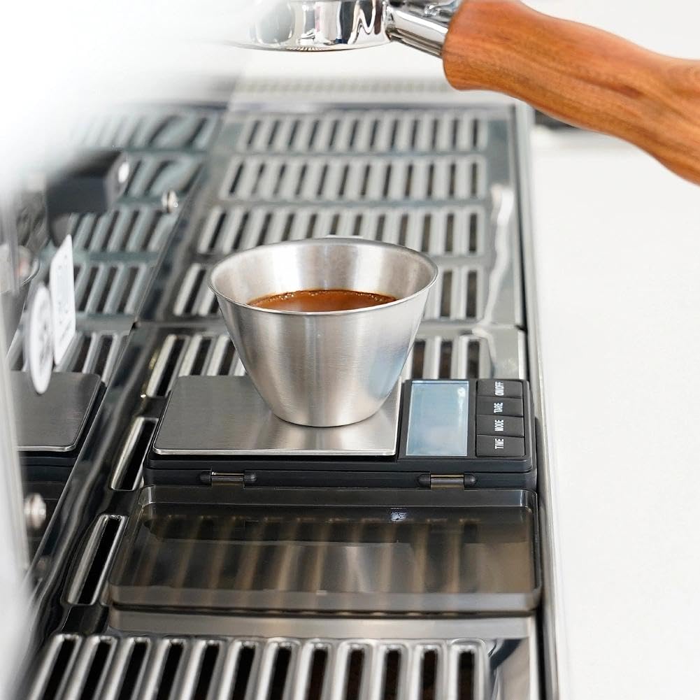 Watchget Pocket Digital Portable Weighing Scale with Insulation Drip Electronic Coffee 1000g Battery Compact Weighing Scale for and Coffee Includes