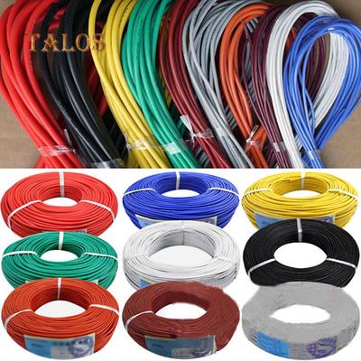 5m/16.40ft 30/28/26/24/22/20 AWG Flexible Stranded Silicone Electric Wire Cable Convenient