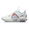 Buty do koszykówki Li Ning All City 9 V1.5 dla młodzieży Dziecięce sneakersy Biało-czerwone ABPR033-3