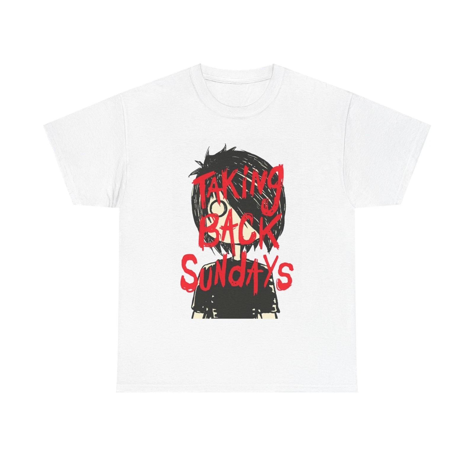 

Футболка Taking Back Sunday Панк Рок Ретро Графическая Унисекс Тяжелый Хлопок 4XL