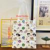 Cartoon Kawaii Canvas Bag Novelty Creative Tote Bag Daily Large Capacity Shoulder Bag Cute Handbag Gifts