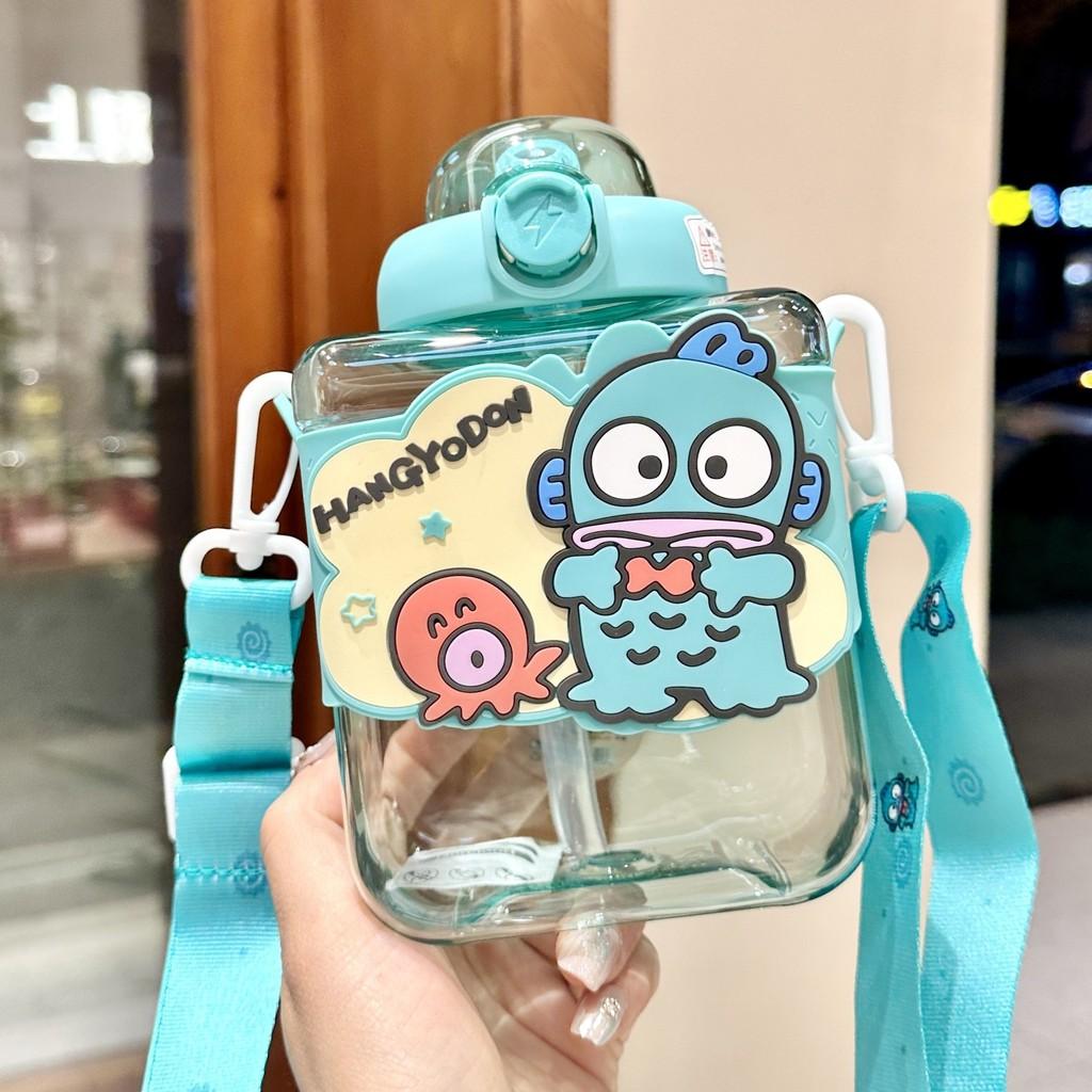 Sanrio Kids Tritan Straw Cup With Double Drinking Compartments For School And Travel