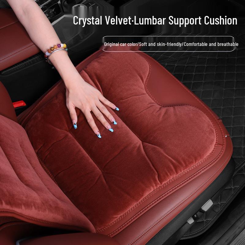 Uniwersalny Zimowy Pluszowy Pokrowiec na Poduszkę Siedzenia Samochodowego dla Mercedes-Benz & BMW - Pasuje do Wszystkich Modeli Pięciomiejscowych