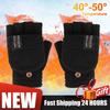 Double-Sided Heating Gloves Washable Rechargable USB Electric Heated Gloves Touchscreen Fingerless Hand Warmer Glove For Outdoor