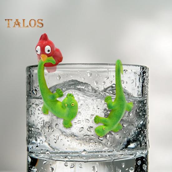 2 Pcs Planter Gecko Statue Hanging Climbing Lizard Figurine Flower Pot Hanger Decoration Resin Gecko for Office Flower Pot Outdoor Plant Decor