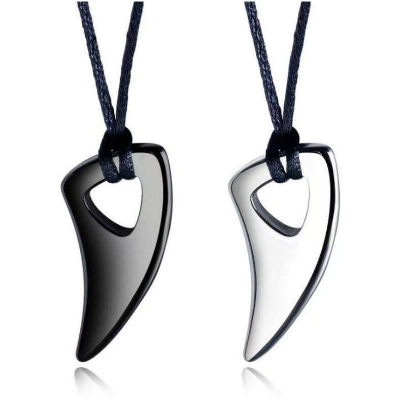 Wolf Tooth Pendant Necklace Hip-hop Necklace Retro Couple Accessories