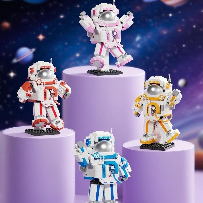 Space Astronaut Airplane & Rocket Building Blocks Compatible with LEGO for Kids Educational Toy Set