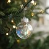 6cm/3.5cm Christmas Hanging Balls Plastic Christmas Tree Pendants  Hotel Office Decor
