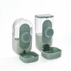 2 Pieces CageMounted Feeder and Waterer Transparent Cage with ConstantSupplyFed