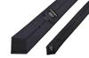 Emporio Armani Silk Tie with Brand Logo Blade eea23s006 Black (8.5cm Width) 3R604-00020