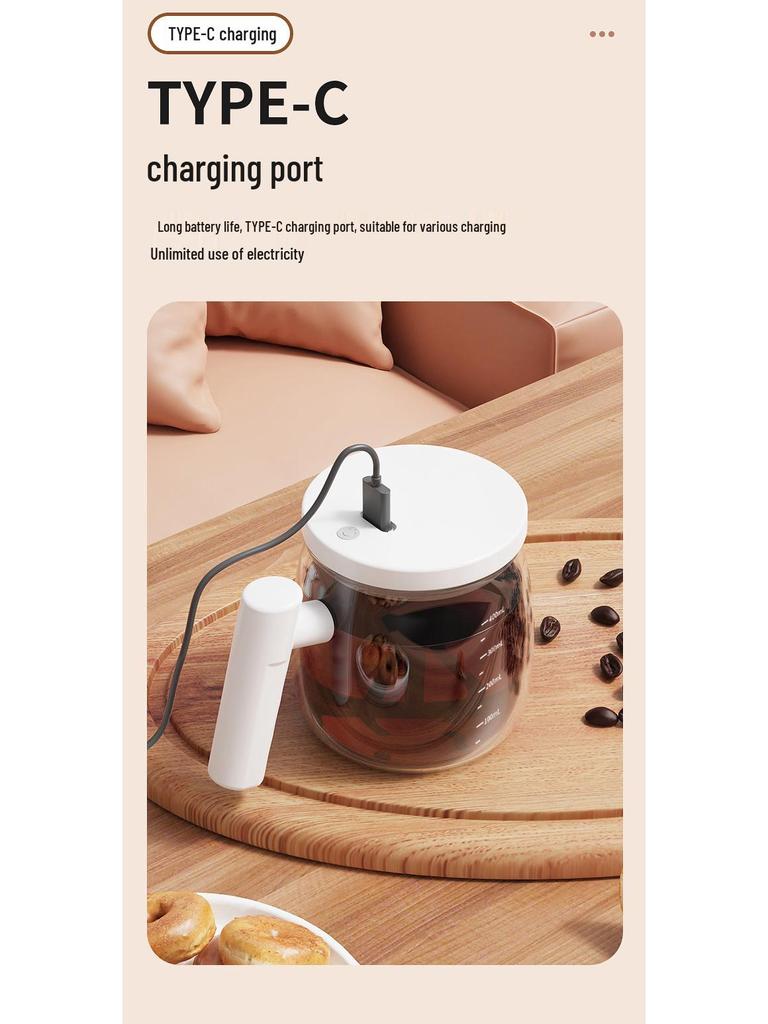 Japanese Automatic Stirring Electric Mug for Instant Coffee
