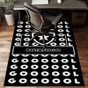 Botafogo Football Club Printed Office Carpet Chair Cushion  Entryway Rug, Rugs for Living Room, Bedroom Christmas gifts