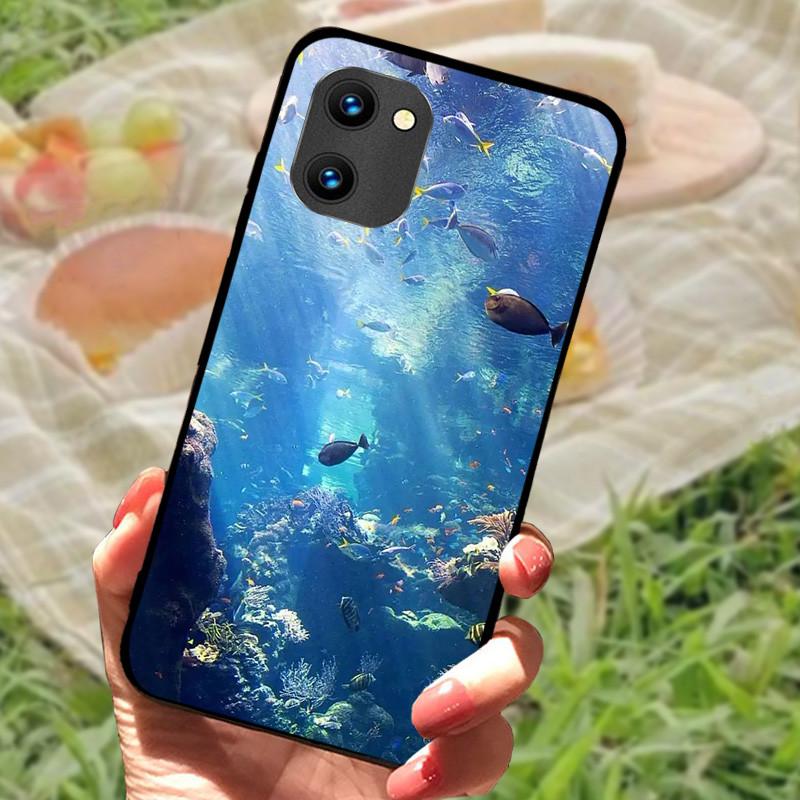 For Umidigi G1 / C1 Case Soft Silicone Marble Painted Phone Cover For Umidigi G1 Max Case for Umidigi C1 Max Coques etui G1max