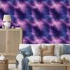 Watercolor Galaxy Wallpaper Violet and Indigo for Living Room and Bedroom 50x1000