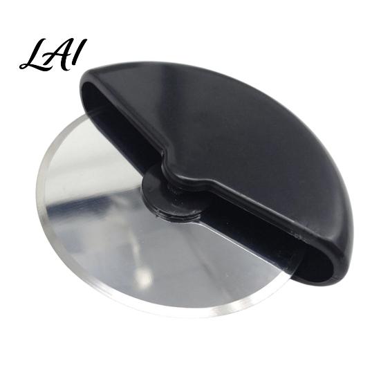 Durable Cheese Cutting Blade Stainless Steel Pizza Cutter Wheel Pastry Dough Slicer Tool for Crusts Easy Grip Baking Pie Pastries Pancake Ergonomic