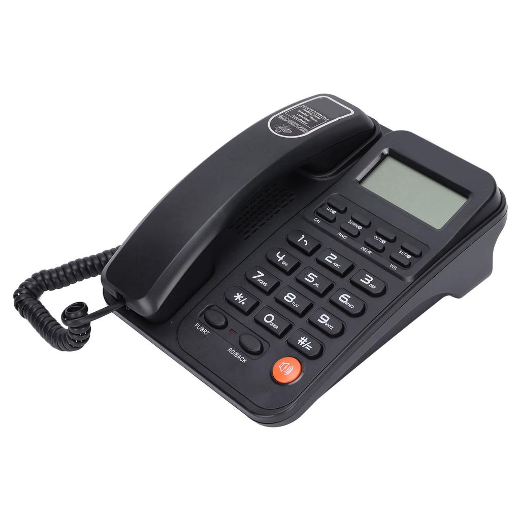 KXT2026CID Office Phone Office Hotel Home Fixed Landline Support 24 Ringtones(Black )