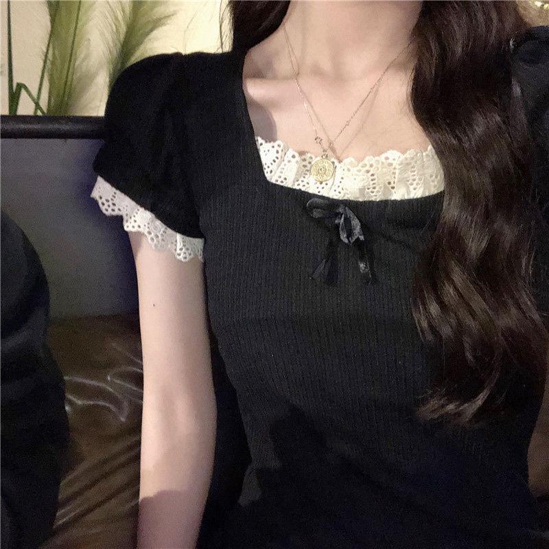 Damen Reines Verlangen Kleid Sommer Design Sinn Nische Tasche Hüftkleid Spice Girls Schlitz Kurzes Kleid