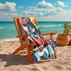 1pc UFO Robot Grendizer4 Beach Towel, Comfortable and Thick, and Swimming/Bath/Picnic/Camping Towel, Suitable for Seaside Beaches