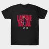 T-shirt da uomo con stampa nera Lamine Yamal Stampa su carta transfer senza taglio T-shirt in cotone