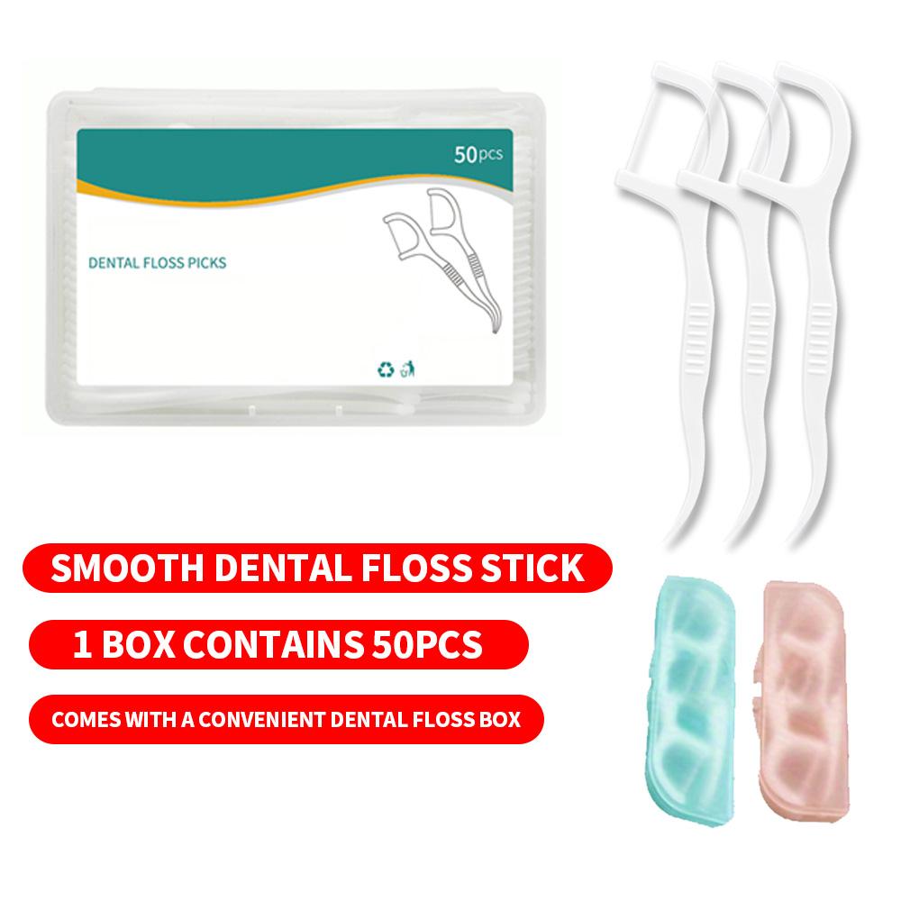 

(Поставляется в удобной коробке для зубной нити) 1000/500/300/100/50 шт. тонкая скользящая зубная нить-зубочистка, инструмент для чистки межзубных промежутков