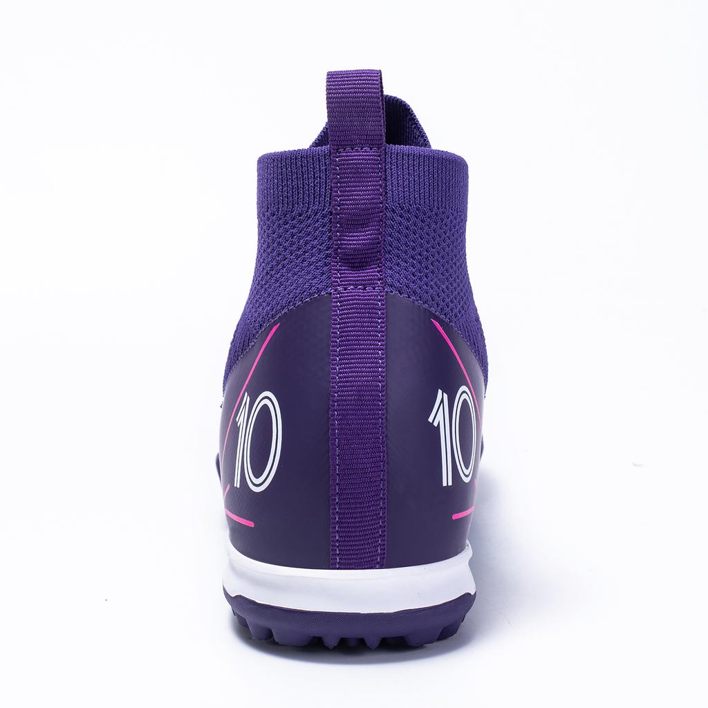 Professional Sports Soccer Shoes TF Broken Nail Teenagers Outdoors Comfortable High-Tops Training Shoes Non Slip Football Shoes