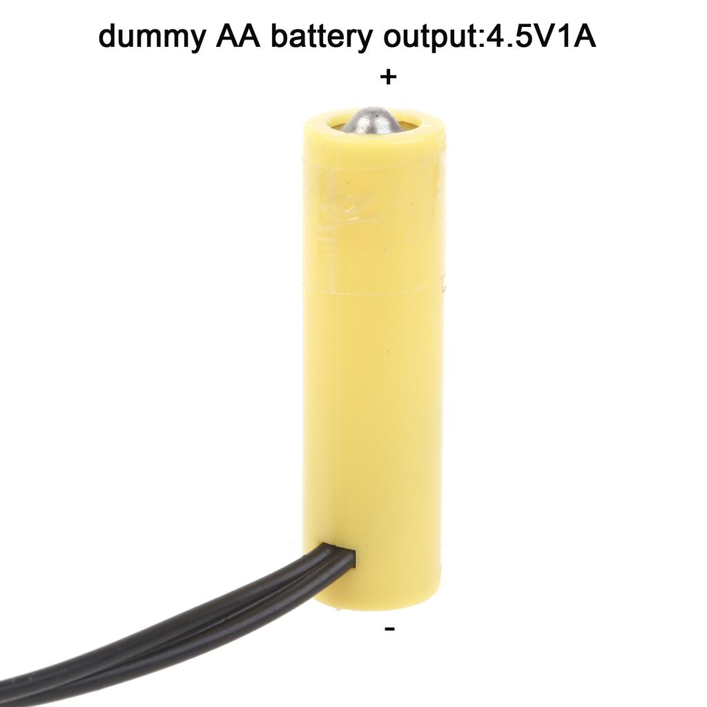 AA Battery Eliminators Cable with Power Supply Adapter 4.5V1A Dummy Battery Output Repalce 3pcs 1.5V AA/LR6