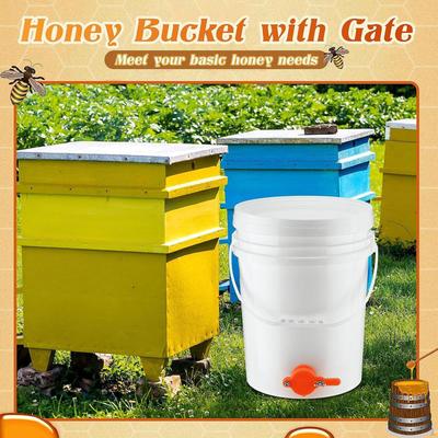 Honey Pail,Honey Bottling Bucket,20 L Capacity Syrup Storage,Practical Lightweight Barrel Extractor