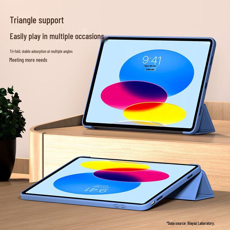 Biaze Tri-fold PU Protective Case for iPad 10th/11th Gen