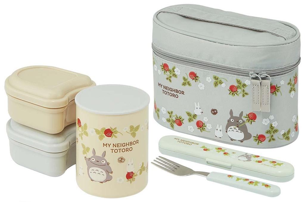 Skater Antibacterial Insulated Lunch My Neighbor Totoro Raspberry 560ml Box, Design, (KCLJC6AG-A)