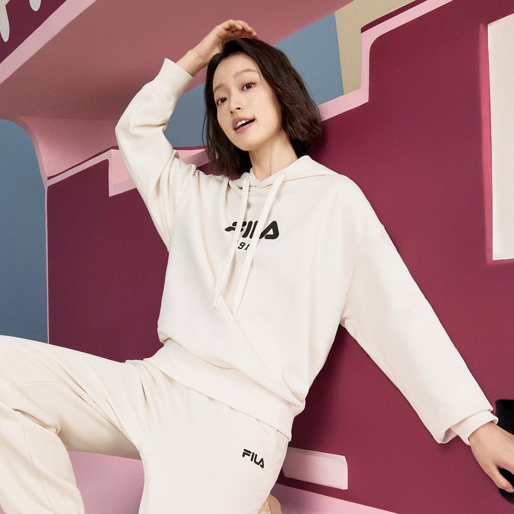 New FILA Sweatshirt Men's Steam White F11U439201FIV