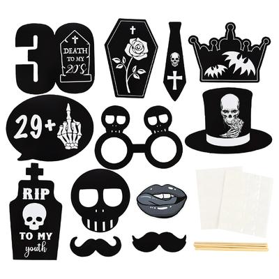 30th Birthday Decoration Photo Booth Props Death To My 20s Rip To My Youth Adult Birthday Party Supplies Death To My Twenties
