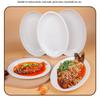 Disposable Plastic Boat-Shaped Serving Plates