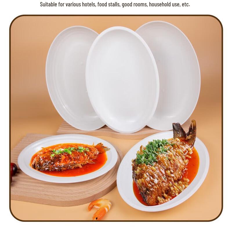 Disposable Plastic Boat-Shaped Serving Plates